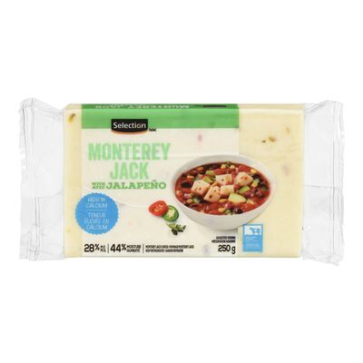 Fromage Monterey Jack avec piment jalapeño