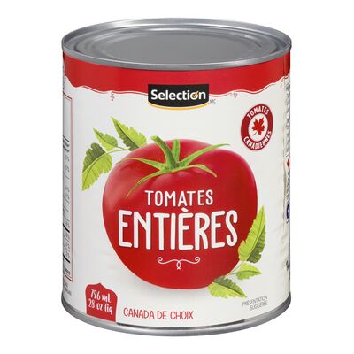 Tomates entières