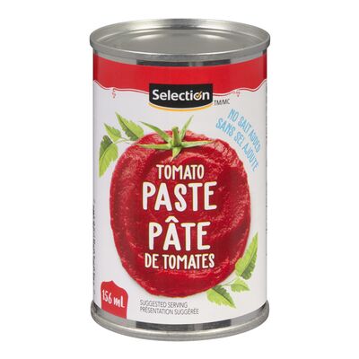 Pâte de tomates à faible teneur en sodium