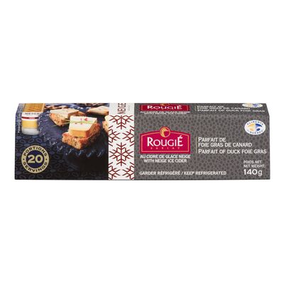 Parfait de foie gras au cidre de glace
