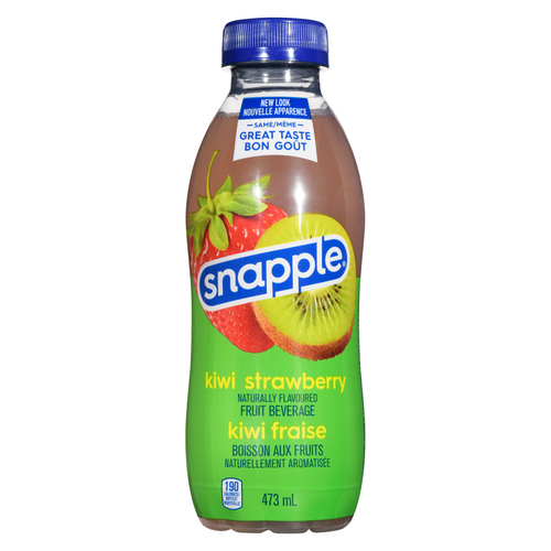 Snapple Boisson aux fruits kiwi fraise 473 ml (bouteille)