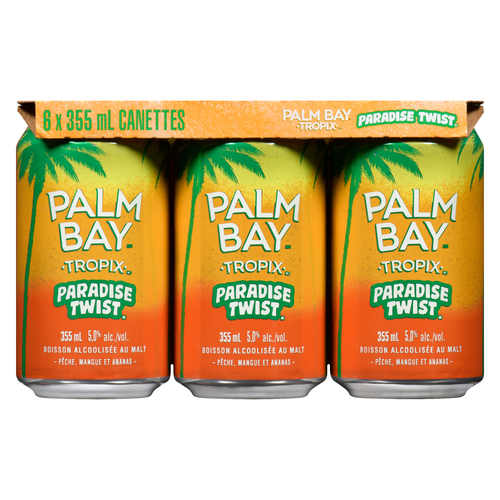 Boisson de malt alcoolisée Paradise Twist en canette - 5% alcool