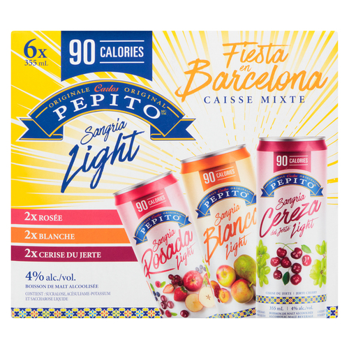 Pepito Boisson mixte 6 x 355 ml