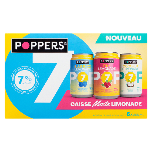 Boisson de malt alcoolisée caisse mixte limonade (Pièce didentité requise au moment du ramassage)