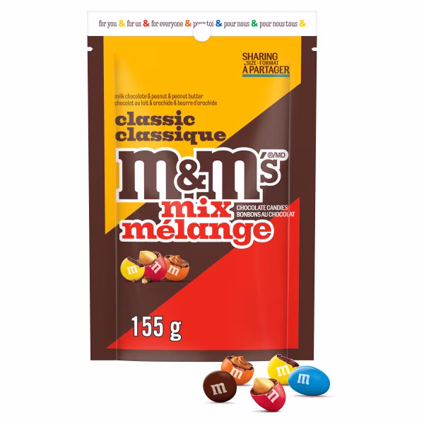 Mélange classique de bonbons au chocola