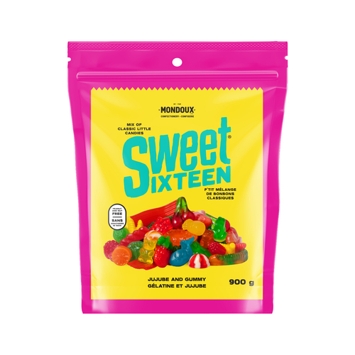 Mondoux Sweet Sixteen Bonbons gélatine et jujube 900 g