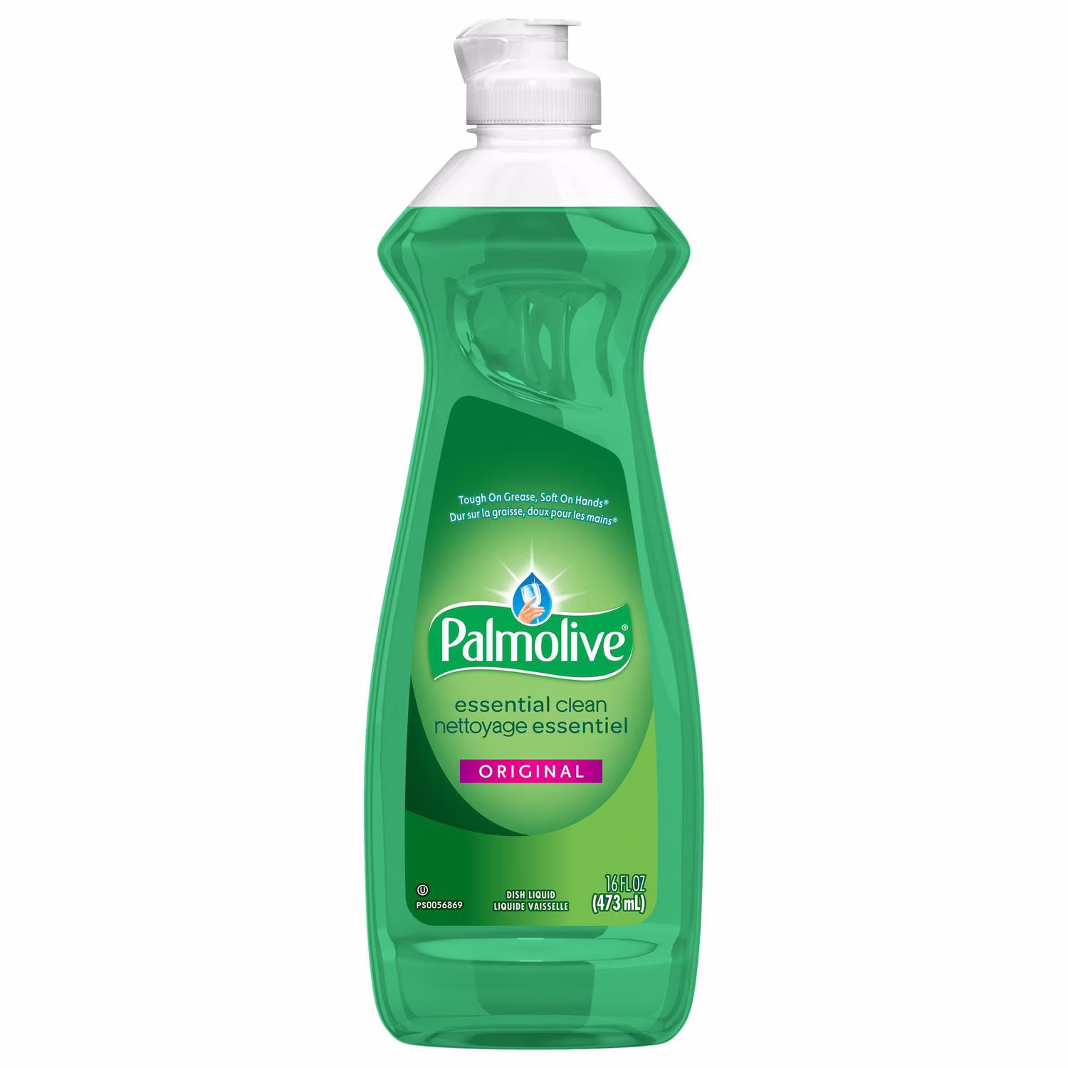 Savon à vaisselle liquide palmolive essential clean. parfum original -
