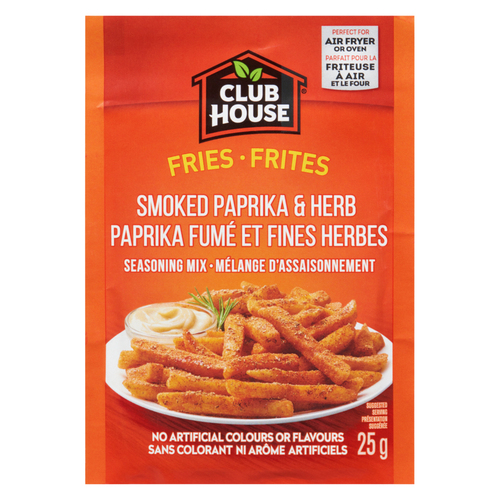 Club House Frites papikra fumé et fines herbes 25 g