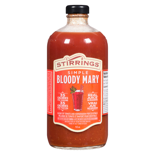 Stirrings Mélange à cocktail bloody mary 750 ml (bouteille)
