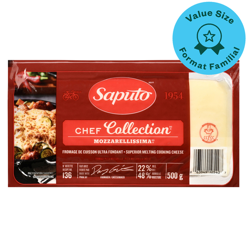 Saputo Fromage chef mozzarellissima 500 g