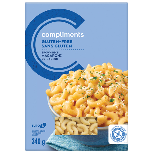 Compliments Macaroni au riz brun sans gluten 340 g