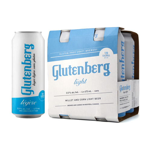 Glutenberg Bière légère 4 x 473 ml