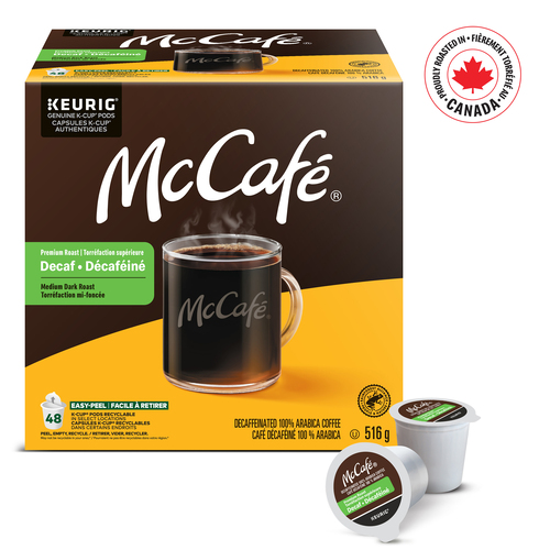 McCafé Café torrectaction supérieure décafeiné 48 K-cups 516 g