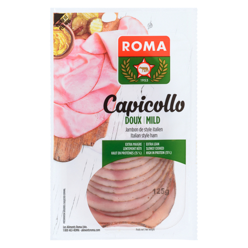 Roma Capicollo rond doux tranché 125 g