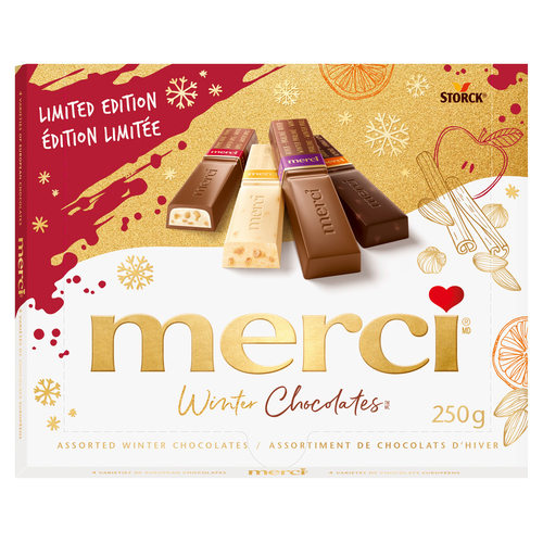 Merci Assortiment de chocolats d'hiver 250 g