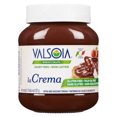 Valsoia Tartinade noisette/lait 397 g