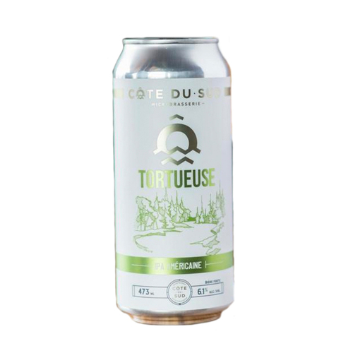 Microbrasserie La Côte du Sud Bière Tortueuse - American IPA 6.1% d'alcool 473 ml (bouteille)