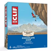 Clif bar. barre énergétique - brisures de chocolat. 70 % d'ingrédients biologiques. sans arômes artificiels