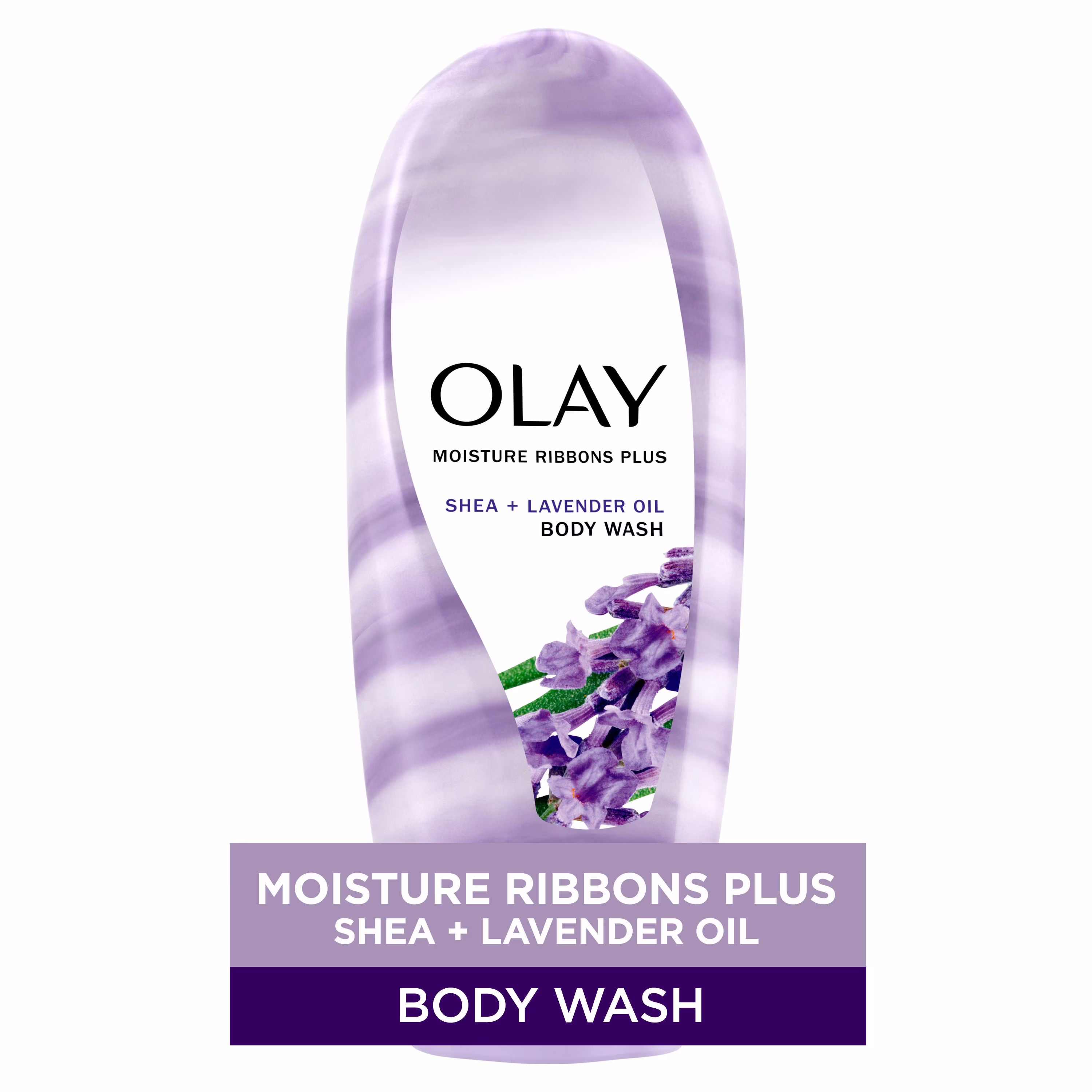 Olay moisture ribbons plus karité + huile de lavande nettoyant pour le corps