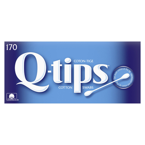 Q-tips Cotons-tiges coton doux pour tous vos besoins quotidiens 170 unités