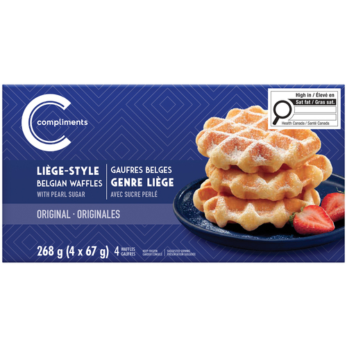 Compliments Gauffres belges originale style liège 4 x 67 g