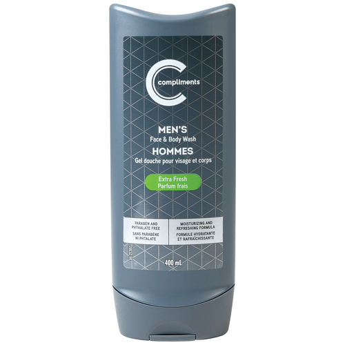 Compliments Nettoyant pour le corps et visage fraîcheur extra 400 ml