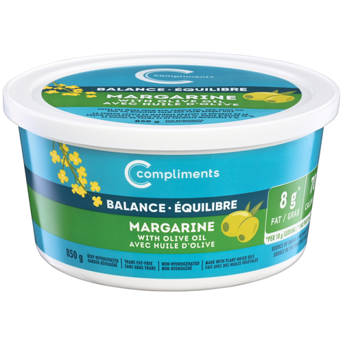 Compliments Équilibre à l'huile d'olive Margarine 850 g