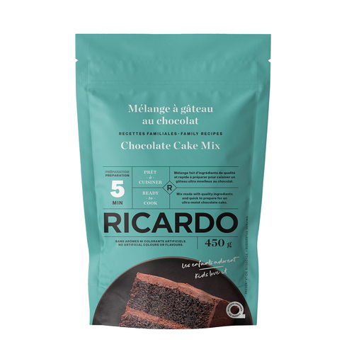 RICARDO Mélange à gâteau au chocolat 450 g