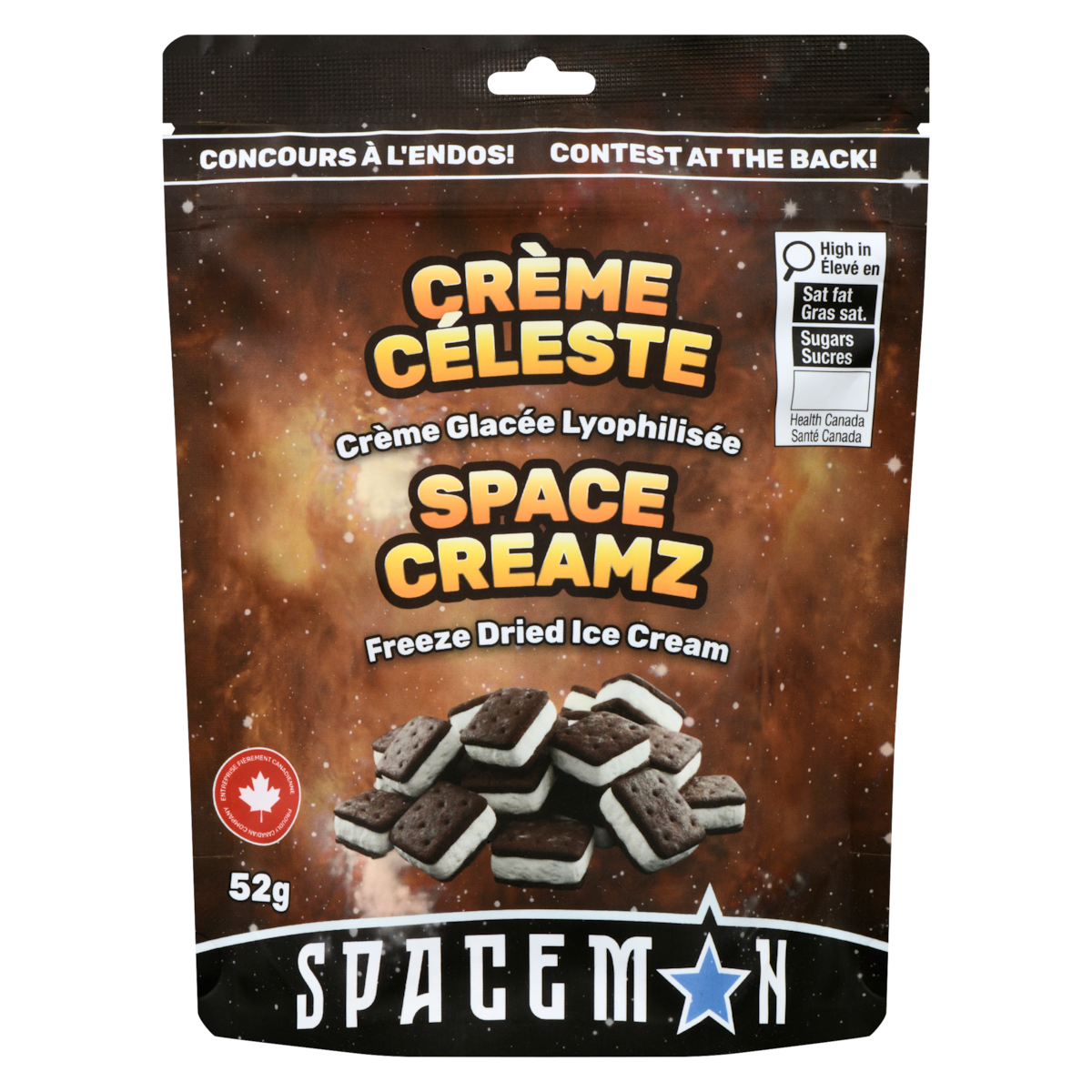 Crème glacée lyophilisée Crème Céleste