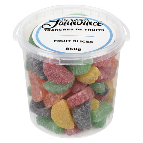 Les Aliments Johnvince Tranches de fruits 850 g