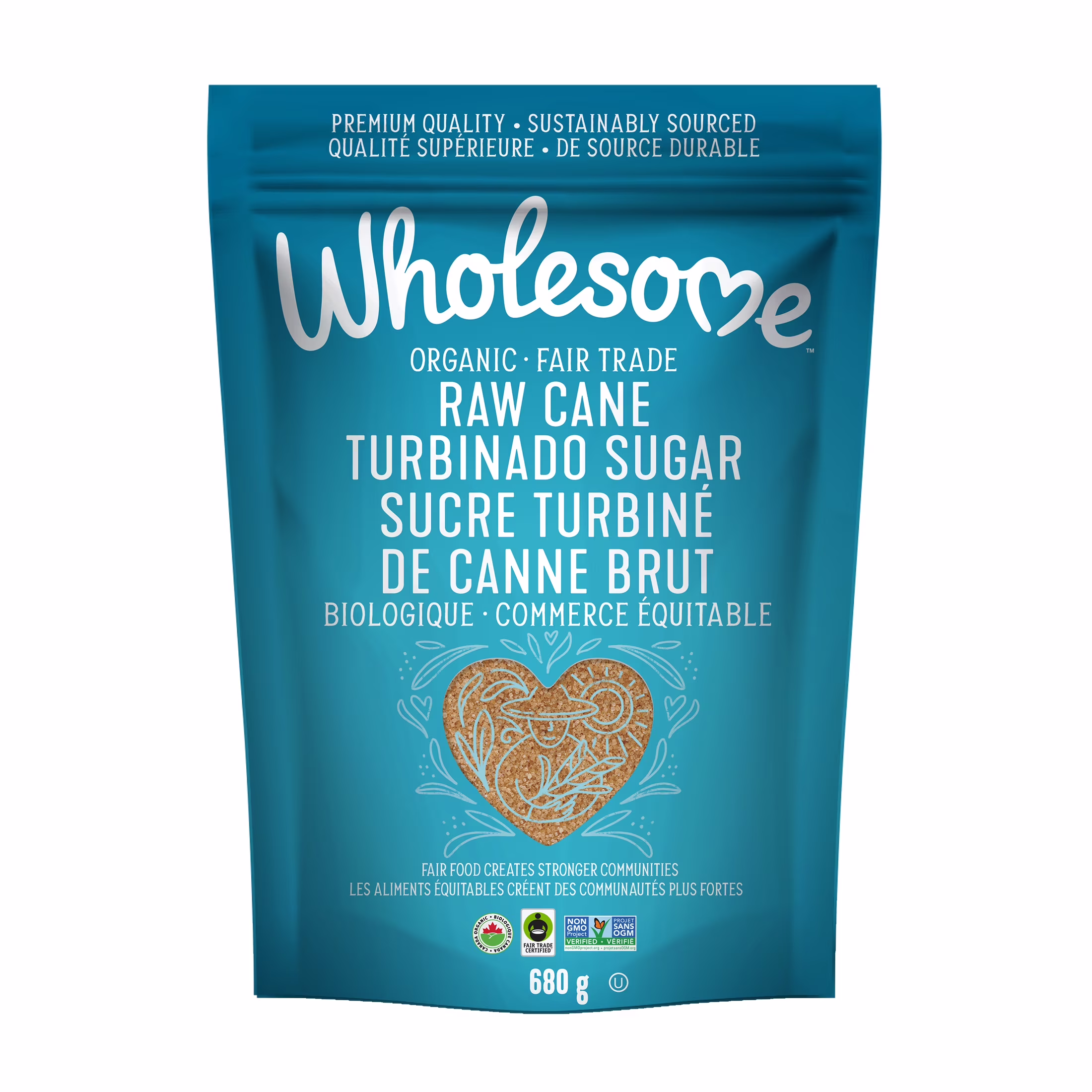 Wholesome sweeteners sucre de canne brut biologique turbinado