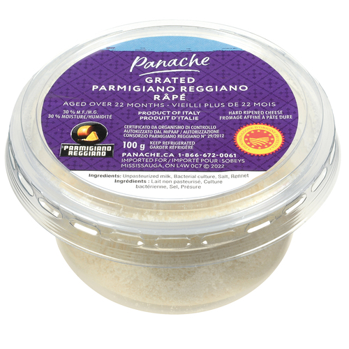 Panache Fromage parmigiano reggiano râpé 100 g