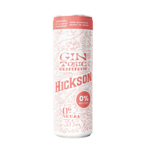 Hickson Gin tonic au pamplemousse - 0% d'alcool 355 ml