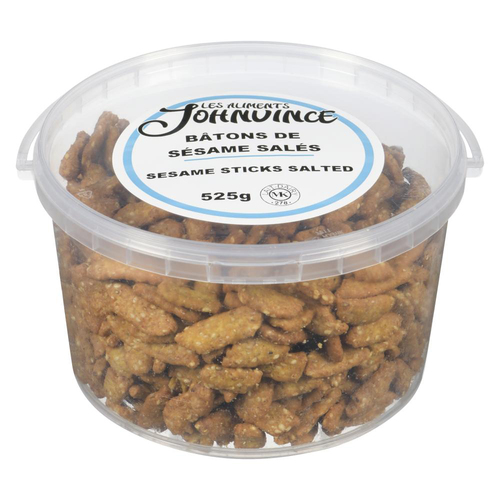 Les Aliments Johnvince Bâtons de Sésame Salés 525 g