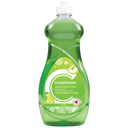 Compliments Ultra Détergent à vaisselle liquide à la pomme verte 591 ml