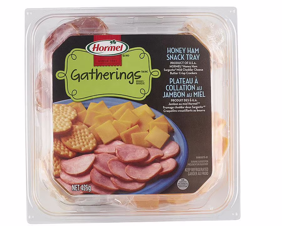 Plateau à collation de fromage et jambon au miel de hormel gatheringsmc hormel plateau de jambon