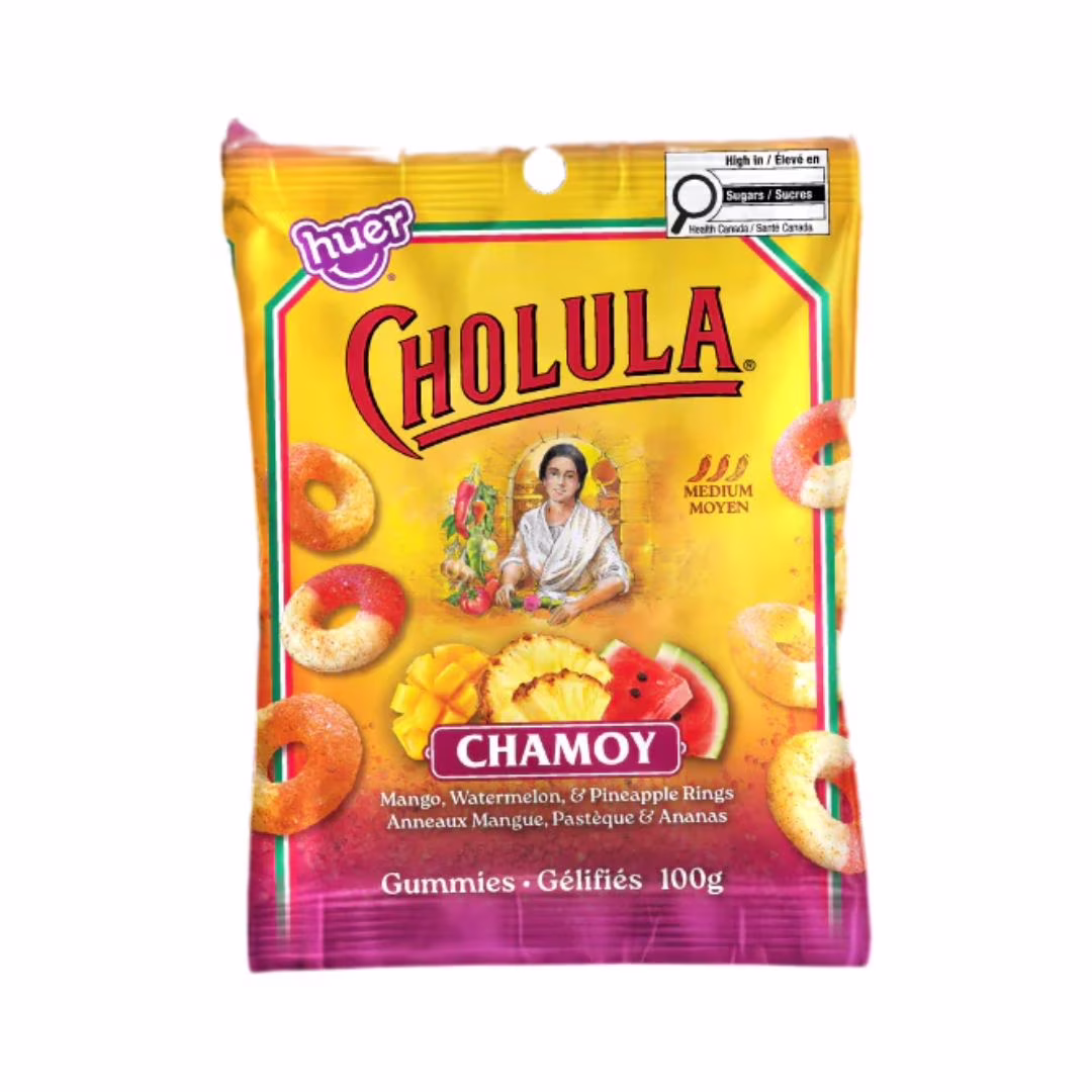 Huer. cholula chamoy. anneaux fruités epicés. . sans arachides et noix