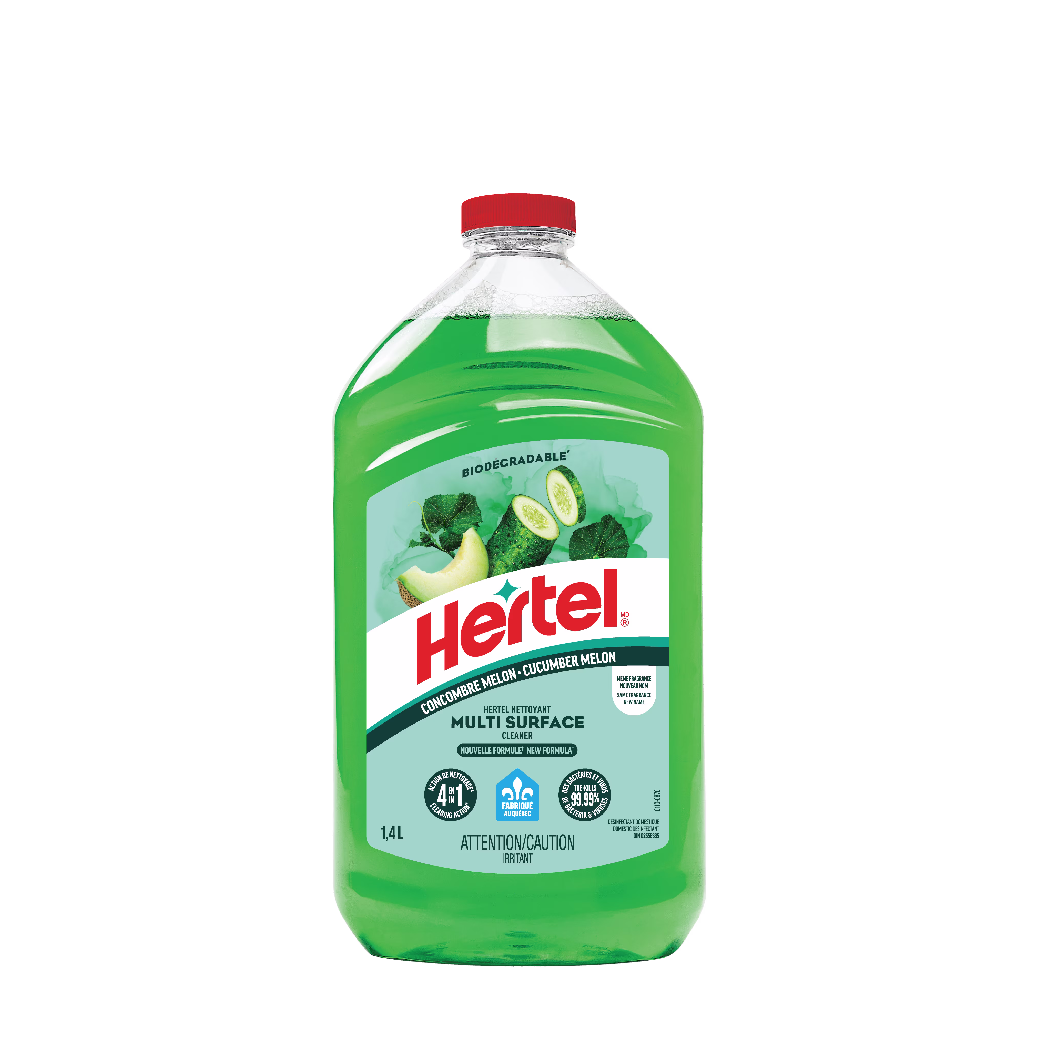 Désinfectant domestique concombre melon nettoyant multi surface