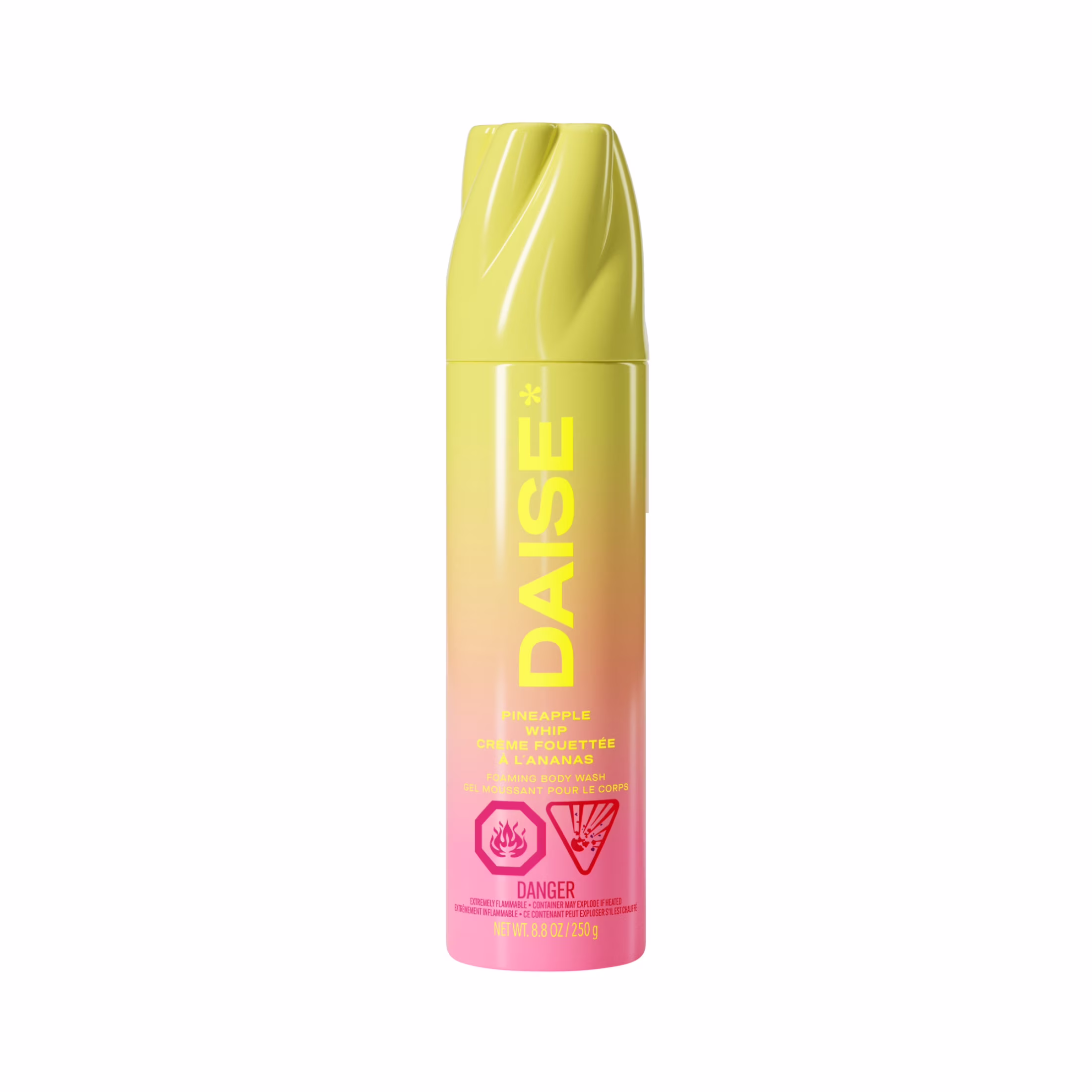 Daise gel douche moussant à l'ananas. ultra hydratant pour la peau. 8.8 oz