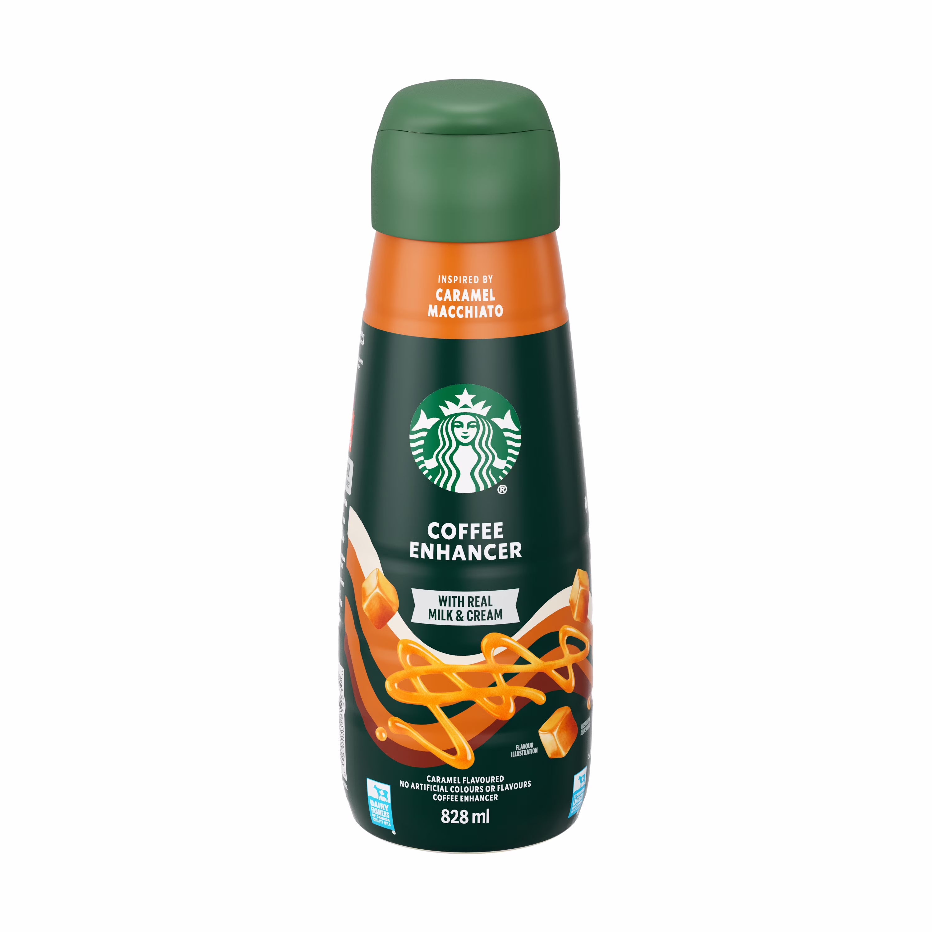 Rehausseur de café à saveur de macchiato au caramel