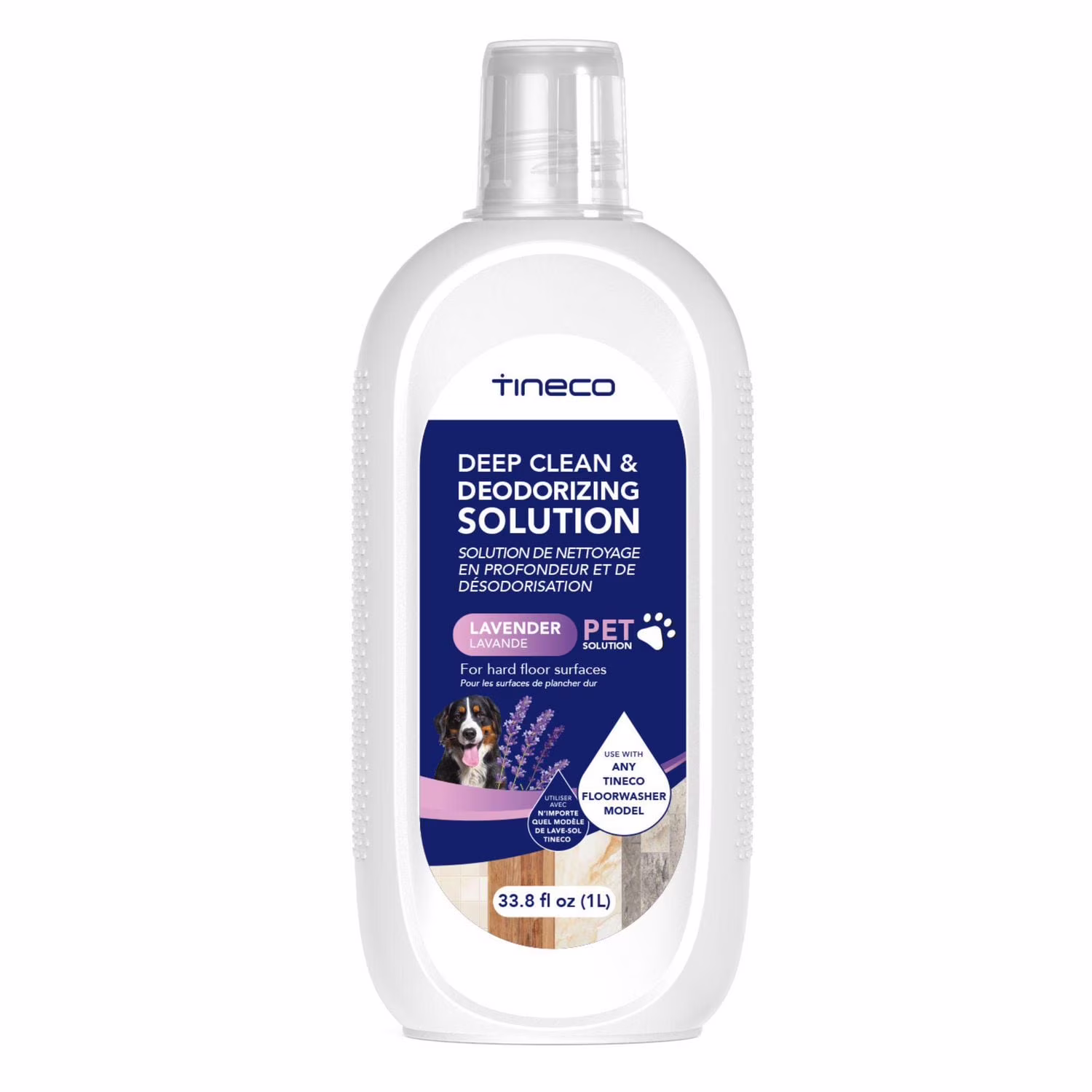 Tineco solution de nettoyage multi-surfaces 0.95 l (32 fl oz) pour nettoyants pour sols. lavande