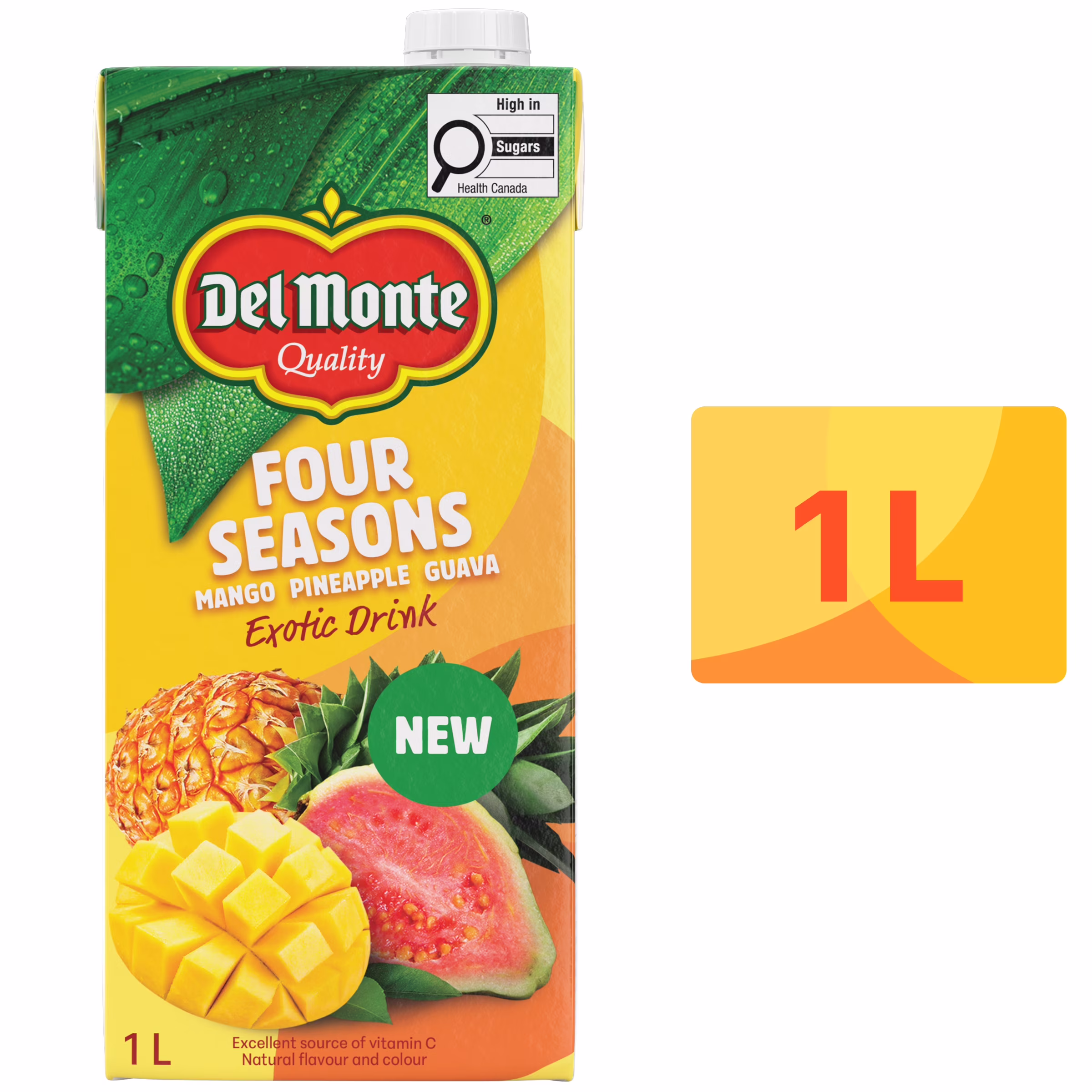 Boisson exotique mangue ananas goyave