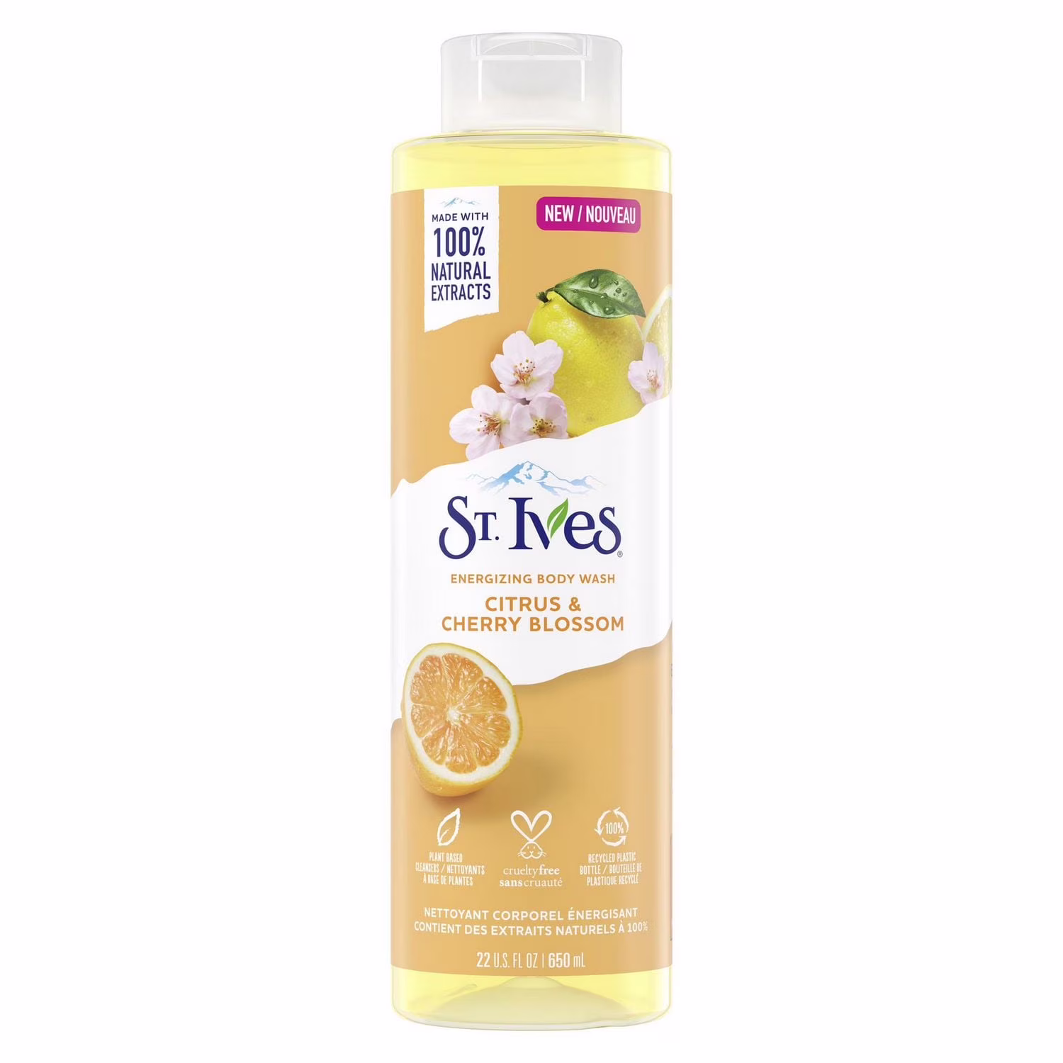 Nettoyant corporel à la fleur de cerise et agrumes