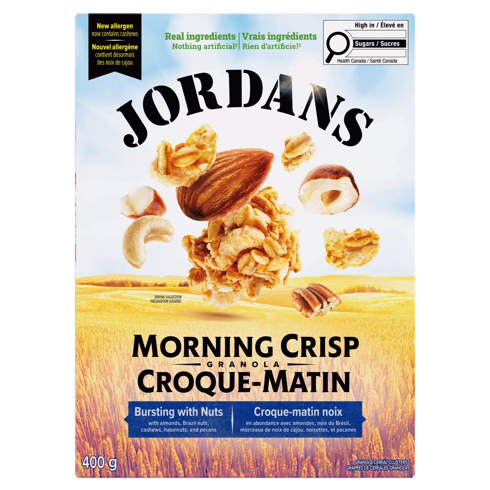 Jordan's morning crisp aux noix.  rammes