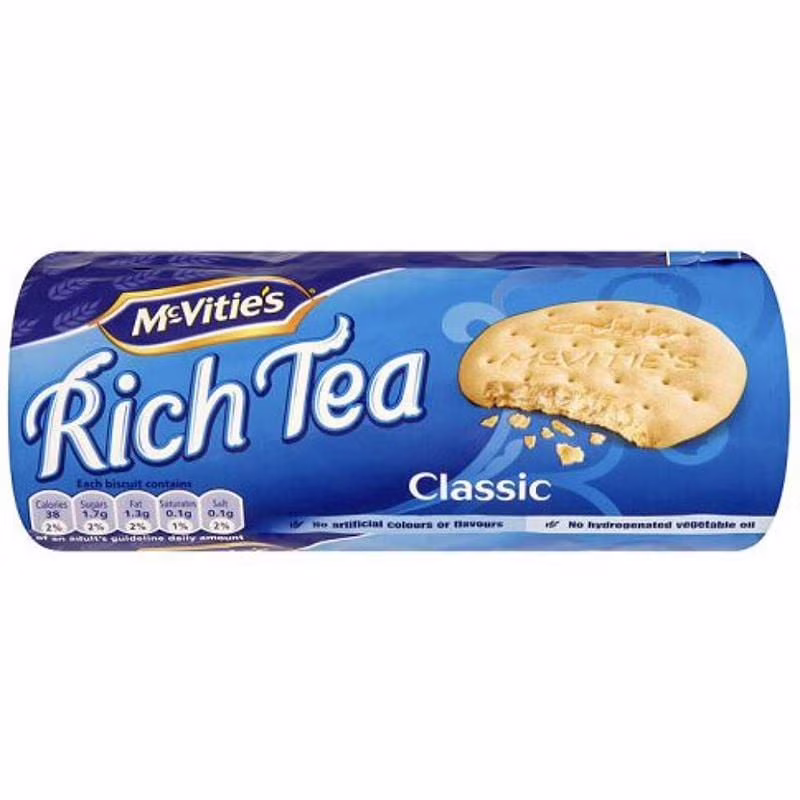 Mcvities biscuits au thé riches mcvities the riche est un type de biscuit sucré