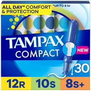 Tampons tampax pearl compacts. avec tresse anti-fuites leakguard et applicateur extensible. applicateur extensible compact. emballage multiple. degrés dabsorption réguliersupersuper plus. non parfu 30ct