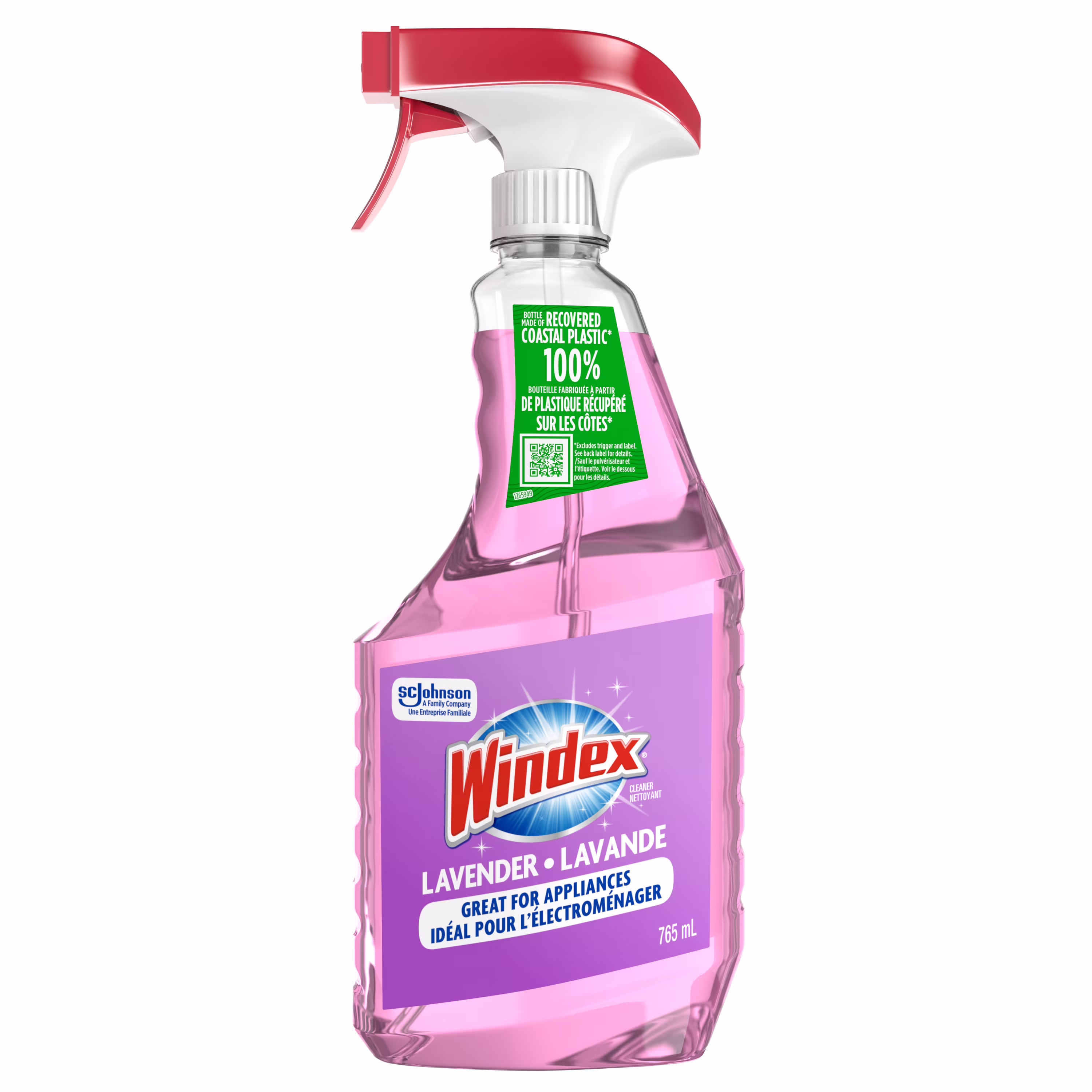 Windex multi surface nettoyant lavande.