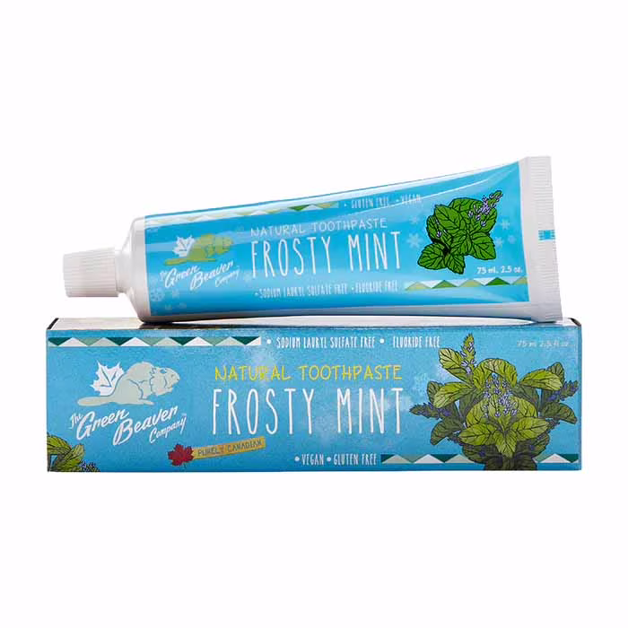 Dentifrice à saveur de menthe givrée