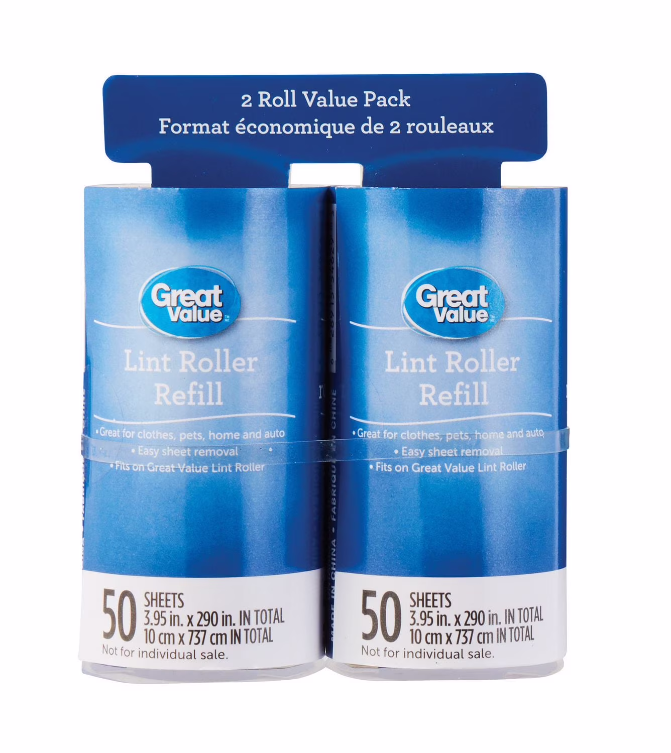 Great value recharge de rouleau anti-peluches great value pl gv recharge