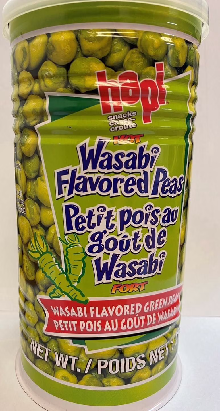 Pois verts enrobés de wasabi